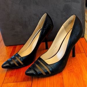 Nine West black pumps